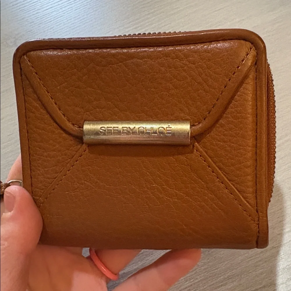 See By Chloe Tan Leather Wallet‎